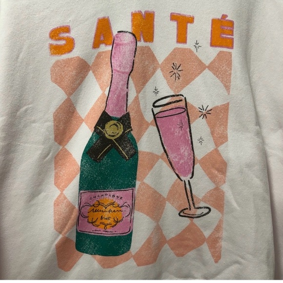 Grayson Threads NWT Sante Graphic Crew Neck Sweater - Picture 3 of 5